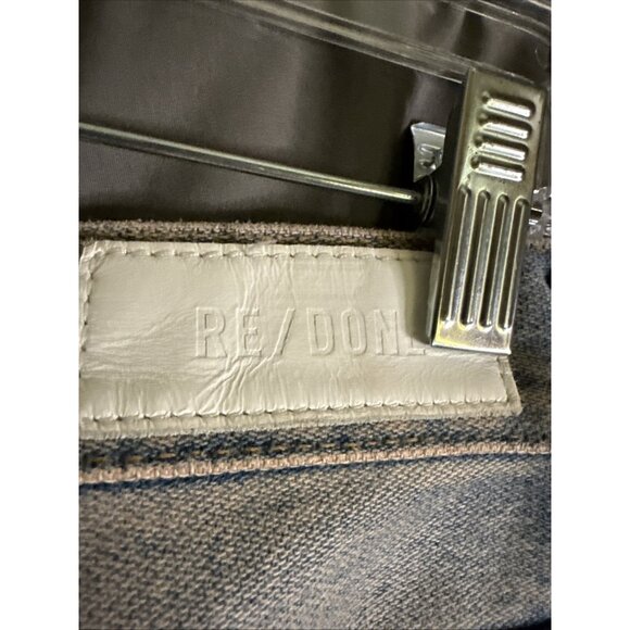 RE/DONE Flare Jeans Womens Size 27 Tinted Blush 147-3W7FPT 100% Cotton - Picture 5 of 11